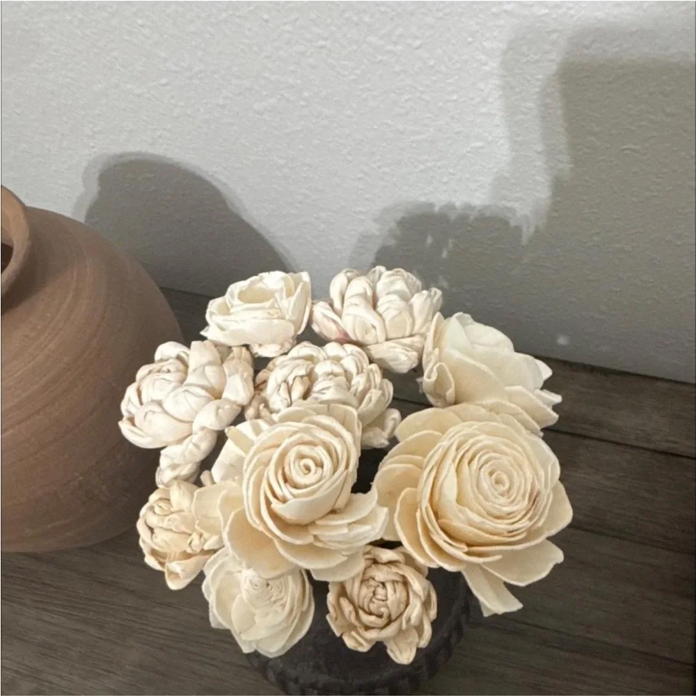 Curled Wood Flower Stem Bundle - Hearth & Hand™ with Magnolia